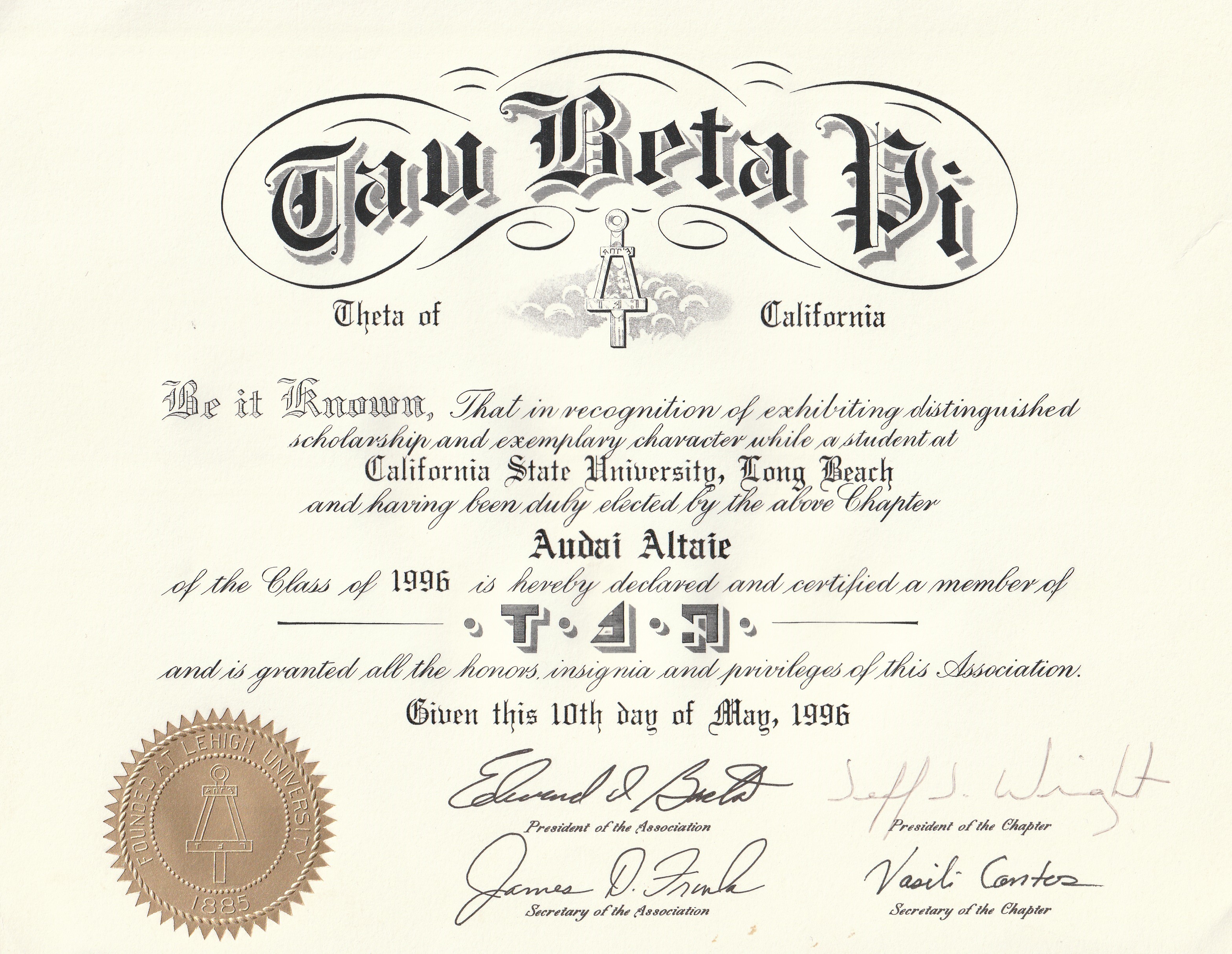 Tau Beta Pi